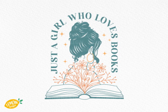 Book Lovers Quote SVG Design