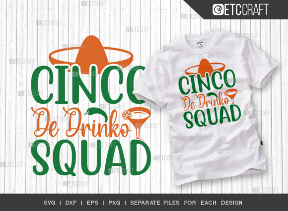 Cinco De Drinko Squad SVG Cut File Review for Real Projects