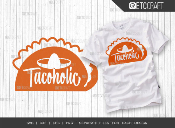 Tacoholic SVG Cut File Street Food Lover Review