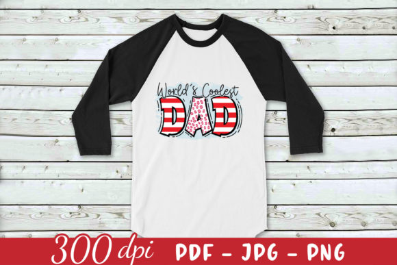 World’s Coolest Dad PNG, Sublimation PNG